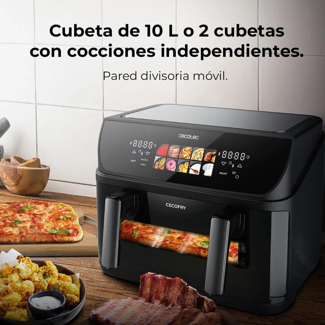 Cecotec Cecofry&Grill Duoheat 10000 · imagen 4