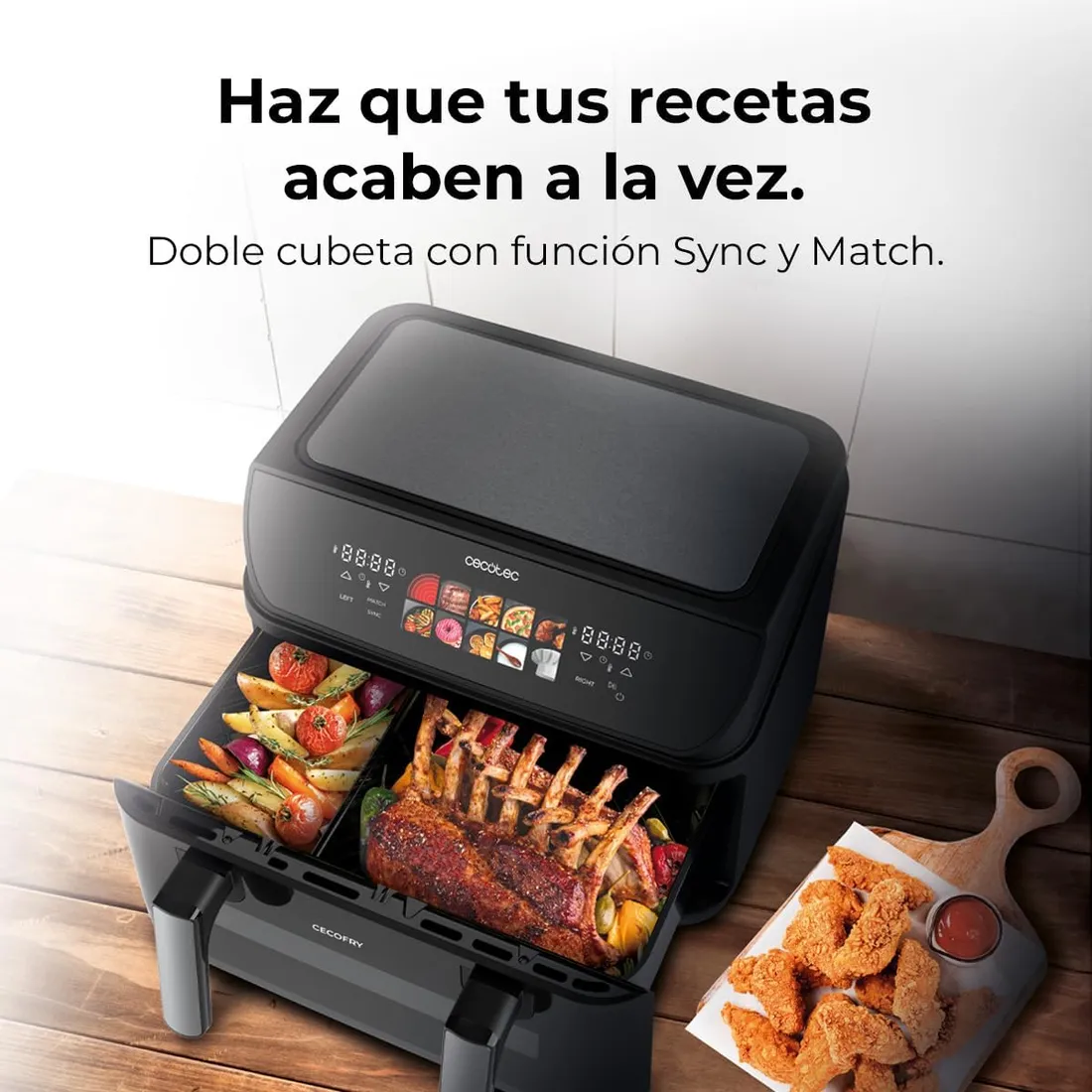 Cecotec Cecofry&Grill Duoheat 10000 · imagen 5